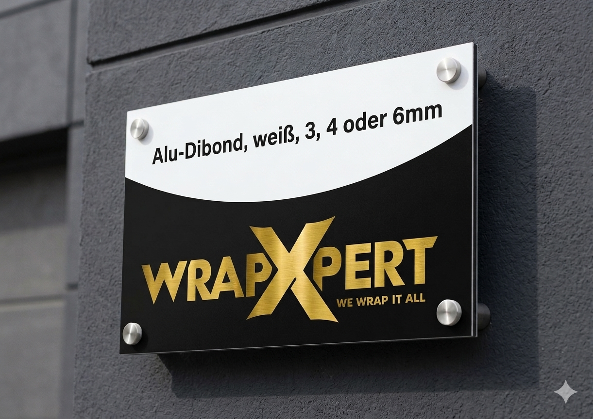 Aluminiumverbund, weiß